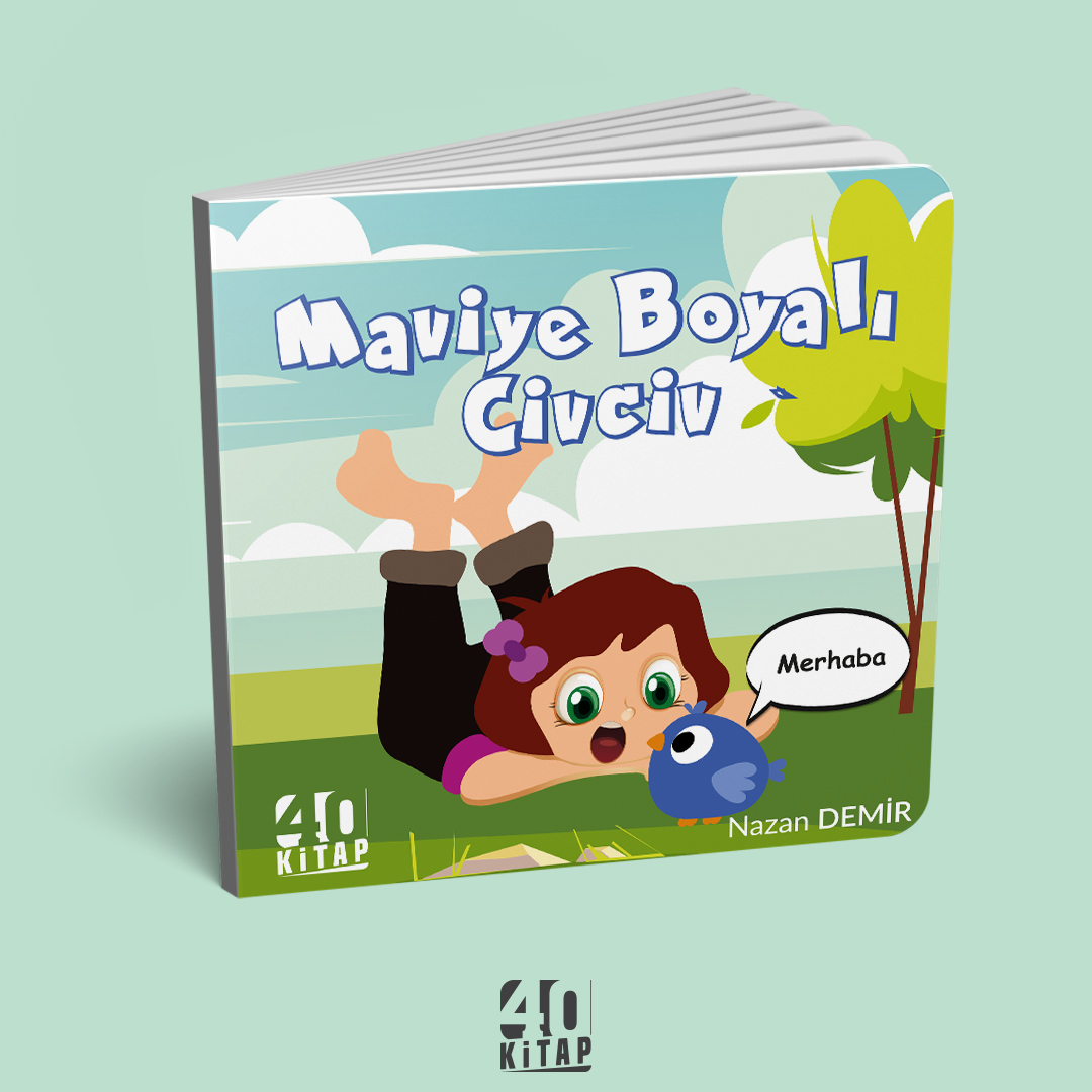Maviye Boyalı Civciv Maviye Boyalı Civciv