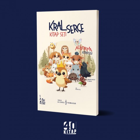 Kral Serçe 10 Kitaplı Set - Alıştırma Kitapçığı Hediyeli